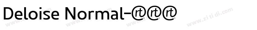 Deloise Normal字体转换 Deloise Normal字体转换